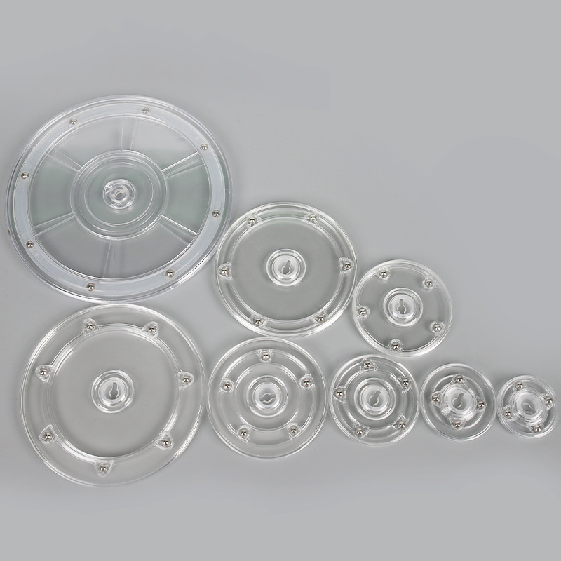 Furniture Hardware Display - Akrylowy stojak obrotowy 360 stopni, przezroczysta