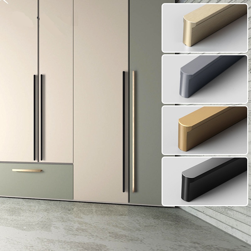 Drawer Pull Gold - Okrągły uchwyt do drzwi szafki 80-600