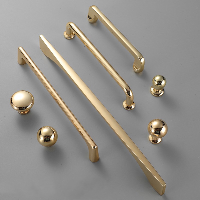 Drawer Pull Gold - Uchwyty do szafek kuchennych ze stopu