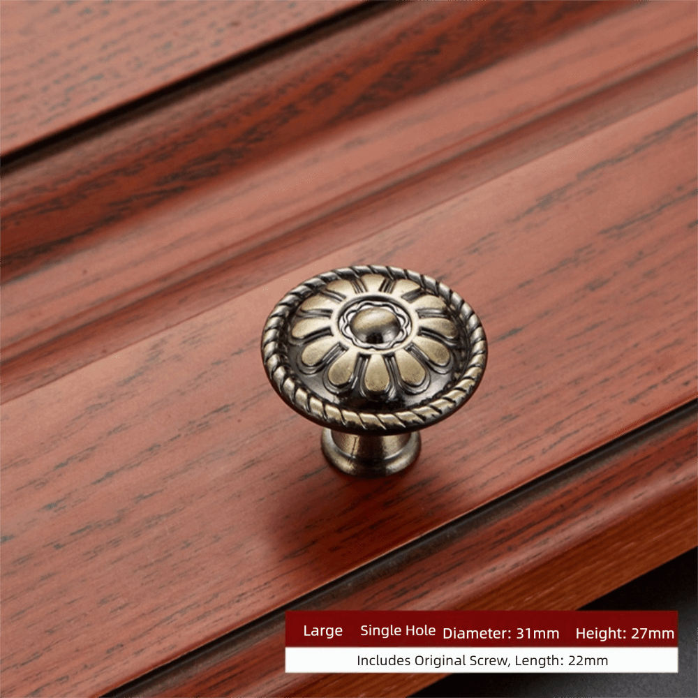 Furniture Hardware Screws - Brązowe uchwyty do szafek, szaf i