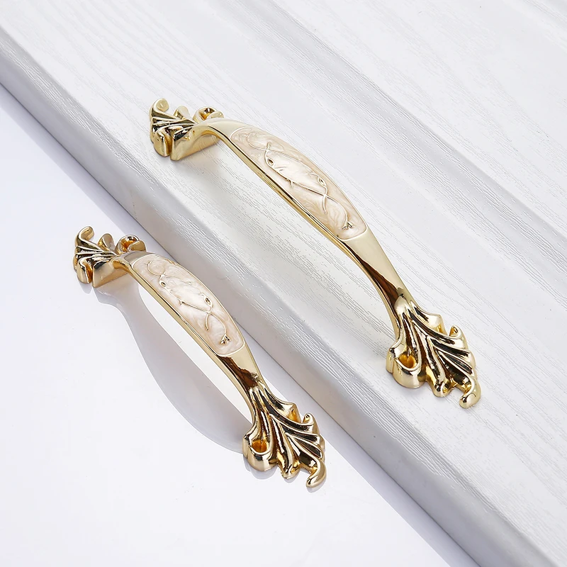Drawer Pull Gold - Uchwyty do szafek i komód w