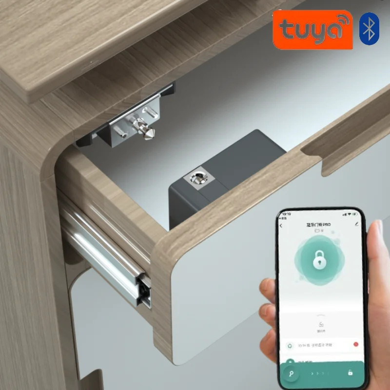 Furniture Home Hardware - Inteligentny zamek do szafek Tuya, bezkluczykowy,