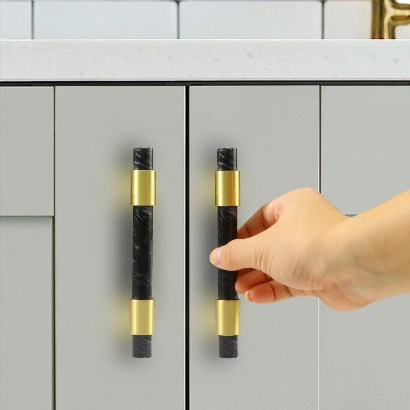 1 szt. Marmurowy mosiężny uchw – Furniture And Hardware Supplies recenzja i cena