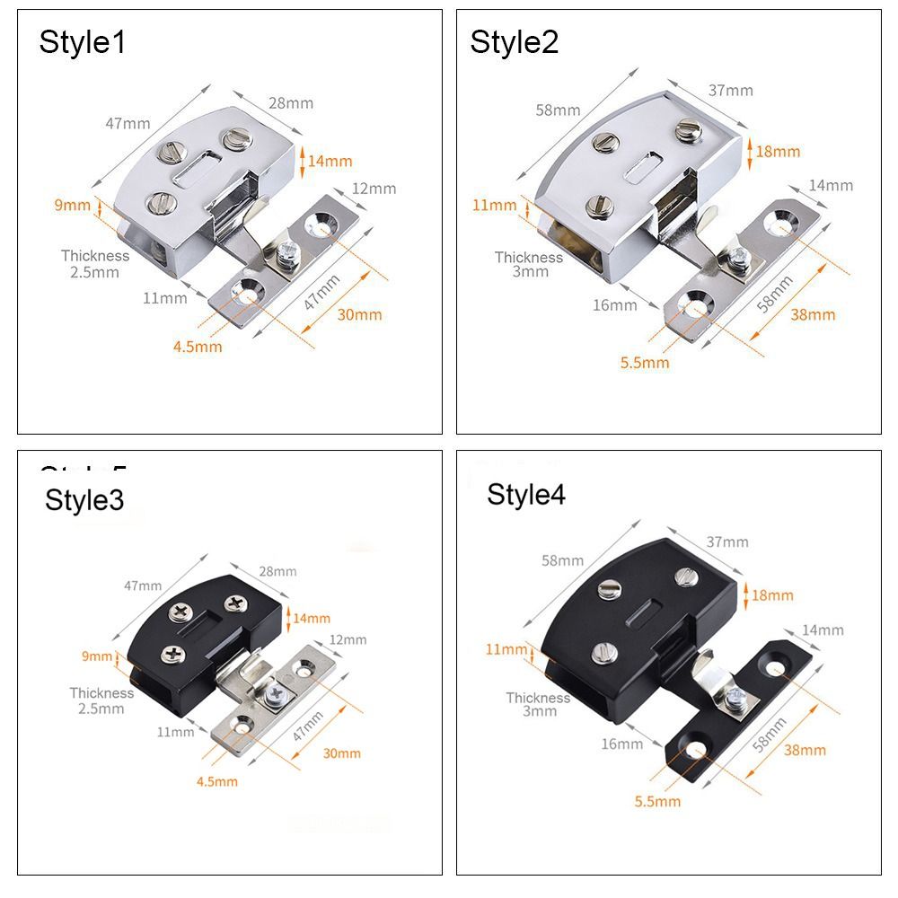 Zawias do szklanych drzwi szaf – Furniture Hardware Display recenzja i cena