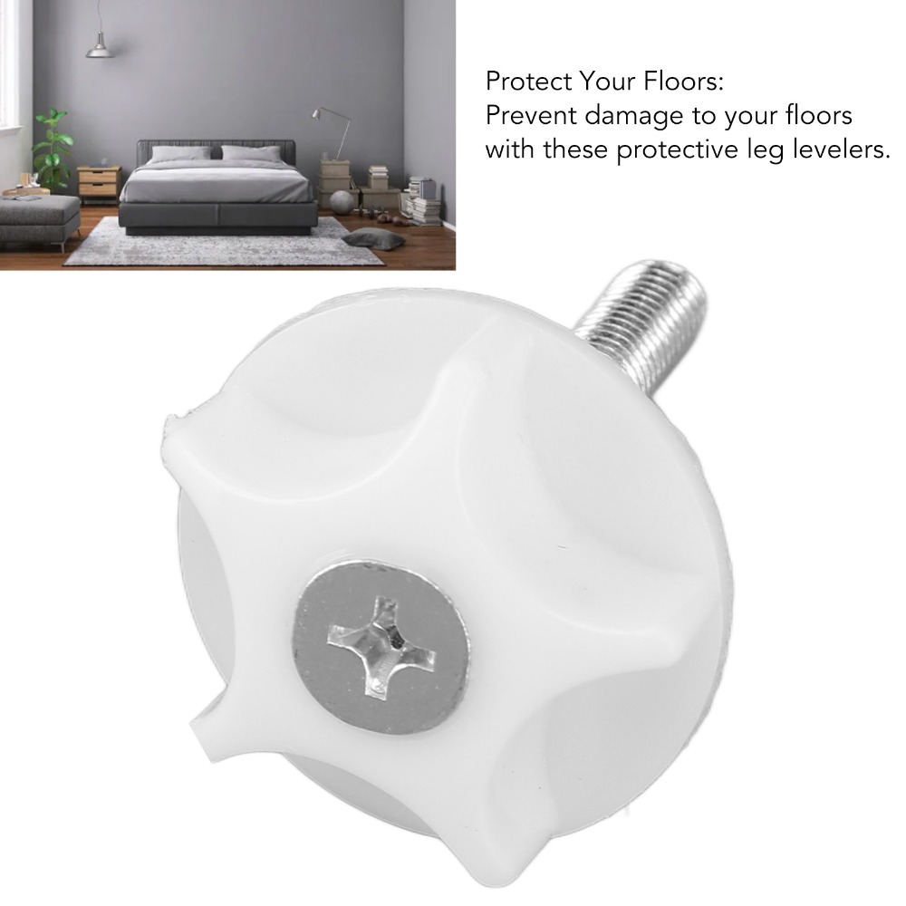 10 szt. Białe, regulowane nóżk – Furniture Leveling Hardware recenzja i cena